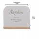 Porta Guardanapo Olina 15 X 4,2 X 13CM Off White Metal